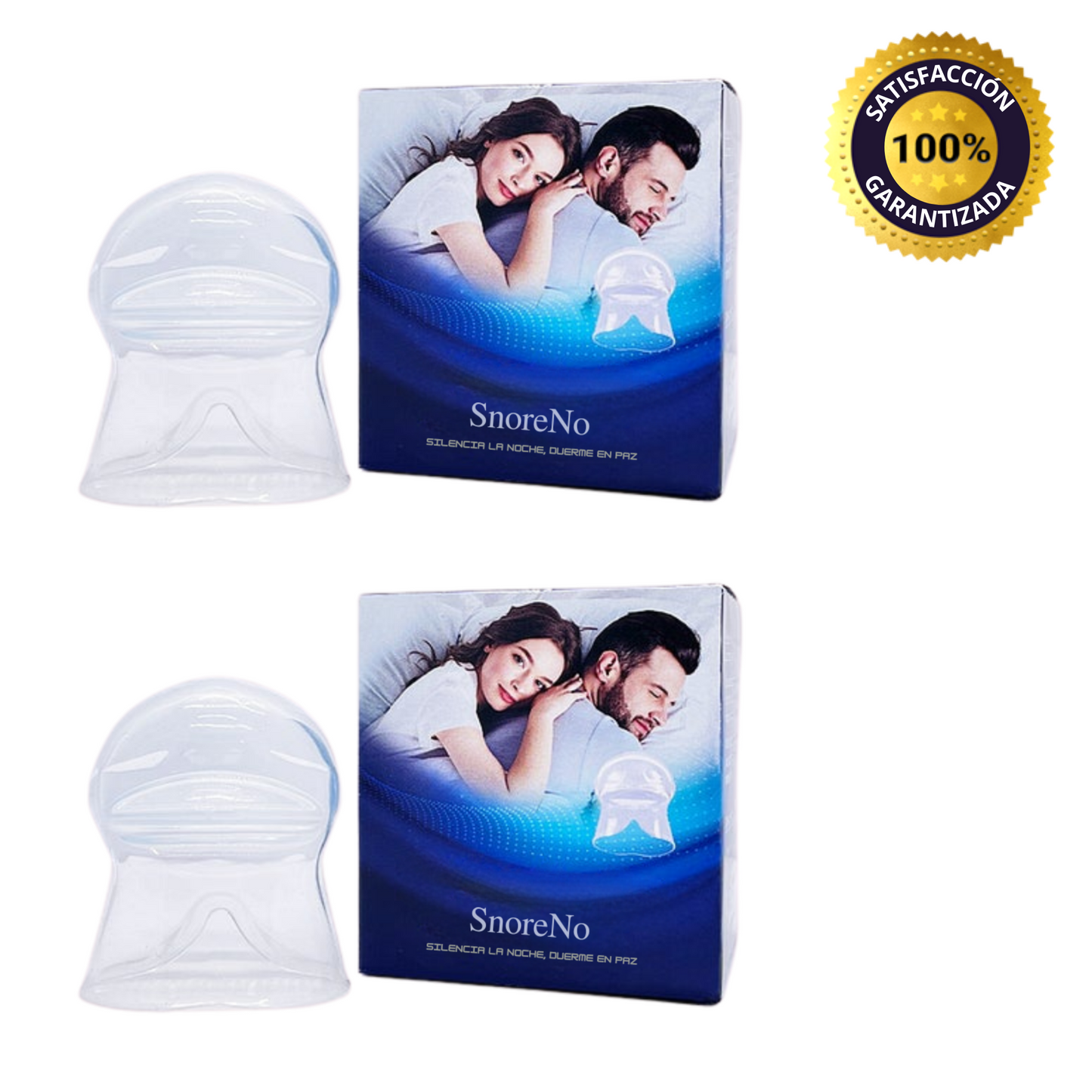 2 x SnoreNo™ Anti-Snoring Solution